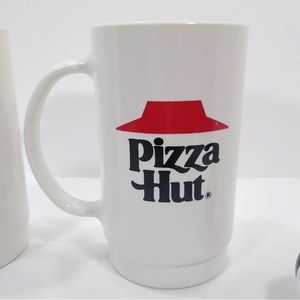 Vintage Pizza Hut 80’s Promo Pizza Hut Hard Plastic mug